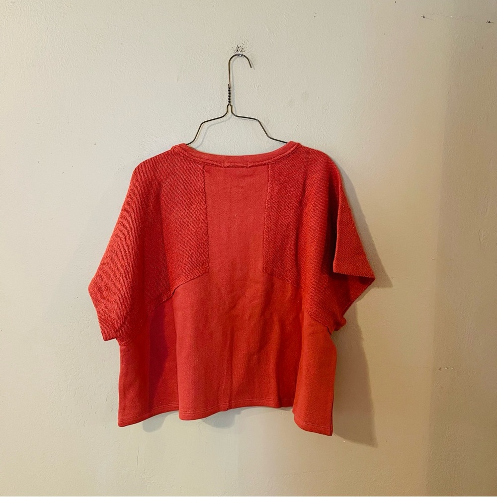 NWT Roolee Raspberry Red Boxy Top - Picture 5 of 6